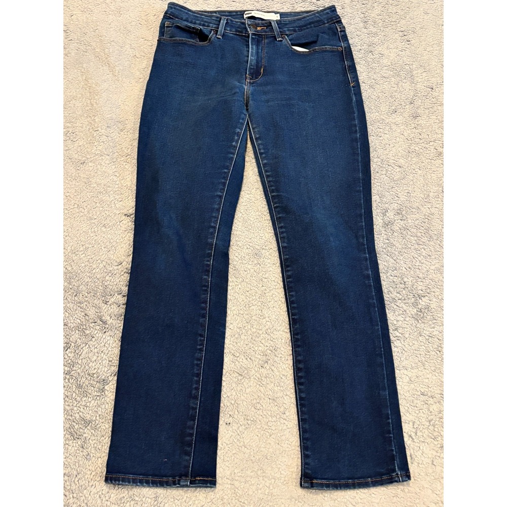 Levi's Jeans Womens 8 Blue Denim Mid Rise Skinny Fit Casual Stretch